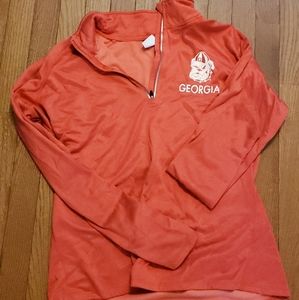 Georgia Bulldogs Pull Over 1/4 Zip